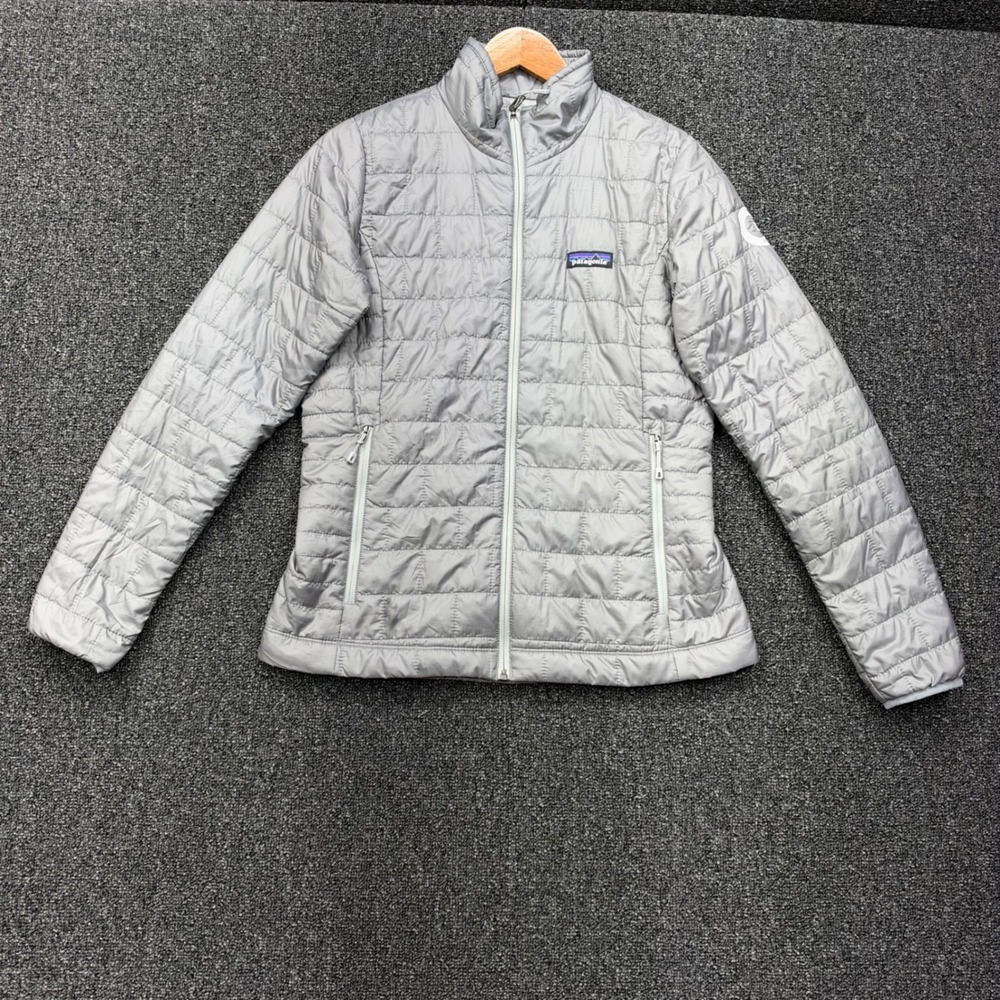 Patagonia Nano Puff Insulated Jacket Womens S Grey fair gorpcore outdoors